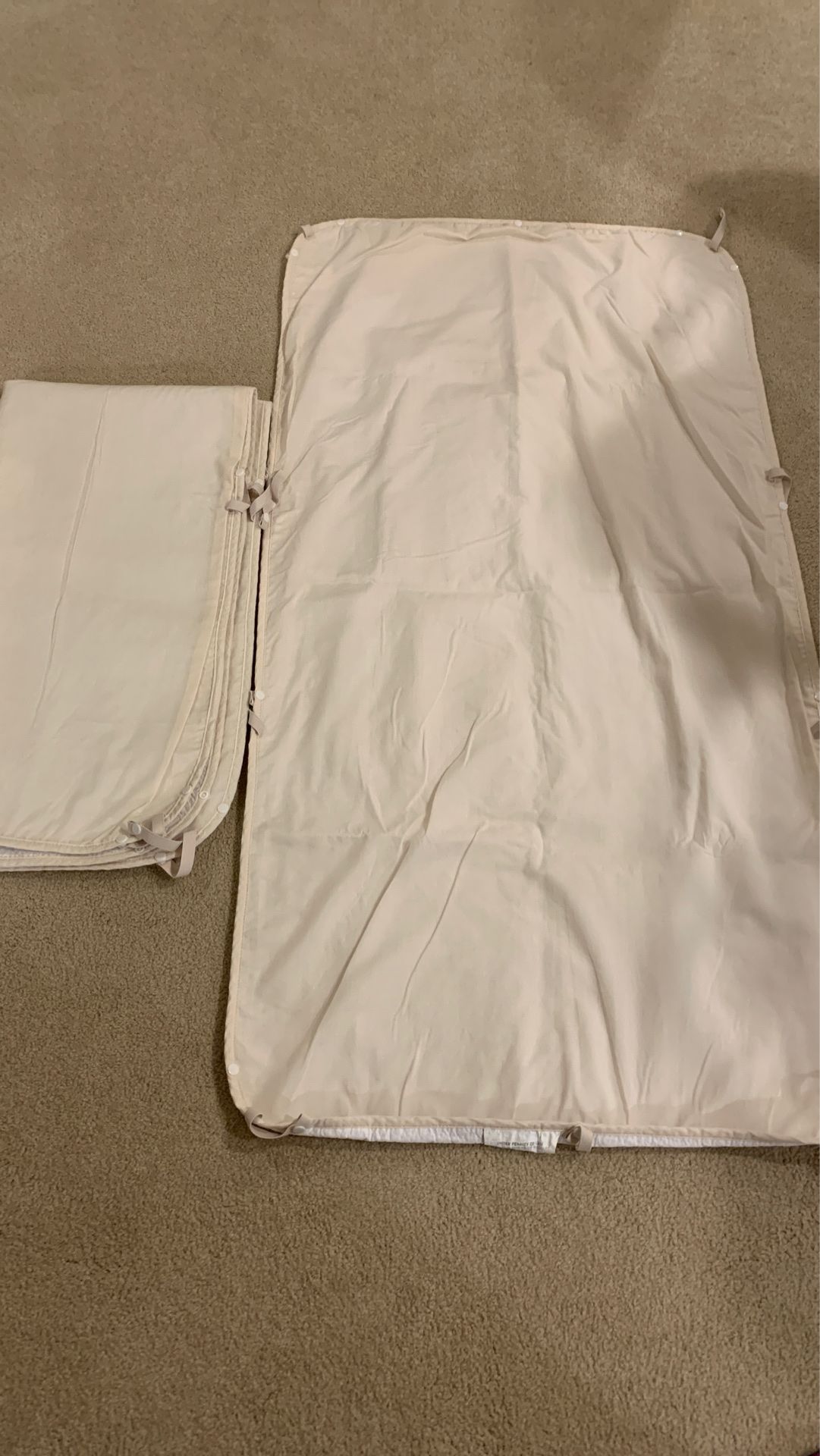 Crib waterproof mattress protectors