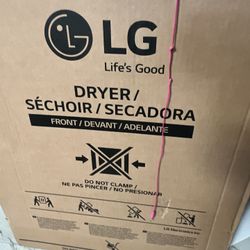Brand New In The Box Lg Washer & Dryer