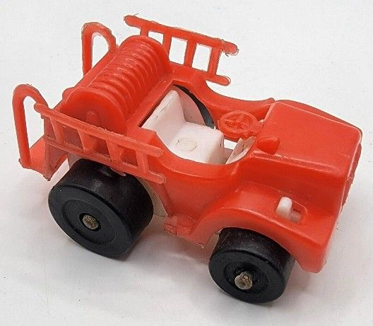Rare Vintage 1978 Teven Hong Kong Plastic Fire Truck