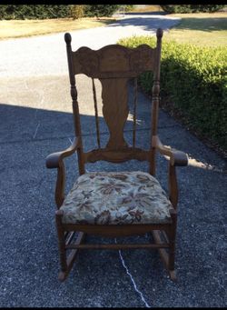 Antique one of a kind rocking chair