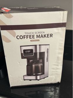 SHARDOR 10-Cup Programmable Coffee Maker, Regular & Strong Brew Drip Coffee Machine For Home And Office, Auto Shut Off, Permanent Filter, Silver