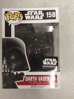 Pop Star Wars 158 Darth Vader Vinyl Bobble Head