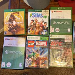 XBox360 Games And XBOX One
