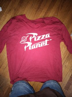 Awesome red pizza planet shirt