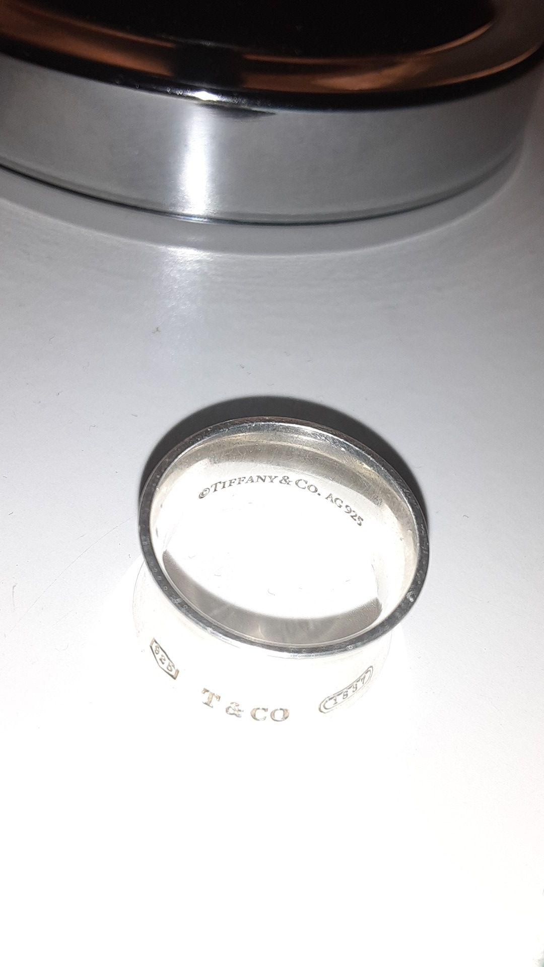 Tiffany and co. wide silver 1837 ag925