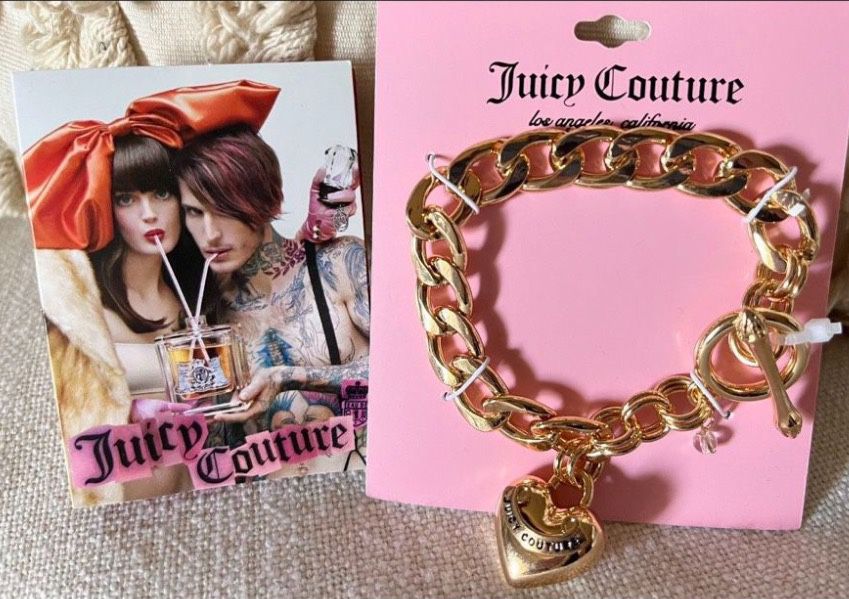 Juicy Couture, Heart Charm Bracelet