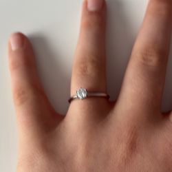 Adjustable Moissanite Vv12 Ring