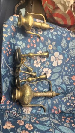 brass-plated Middle Eastern-style pieces