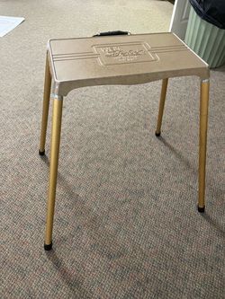 Vintage Welt Safe-Lock Aluminum Professional Project-O-Stand Projector Table USA