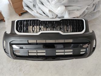 For 2023 2024 2025 Kia Telluride Complete Front Bumper Assembly with Grilles