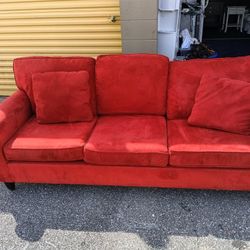 Red Sofa Bed