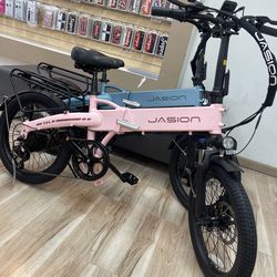 Jasion Electric Bike 25MPH Folding ebike Financing! $50 Down