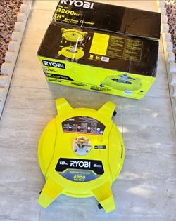 RYOBI 18in 4200 PSI Quick Connect Pressure Washer Surface Cleaner With Caster Wheels