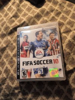 PlayStation 3 FIFA soccer 10.....$10