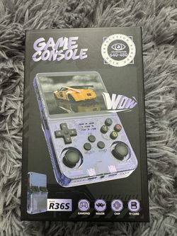 R36S Retro Handheld Game Console – 3.5" IPS, Blue (Open Box)