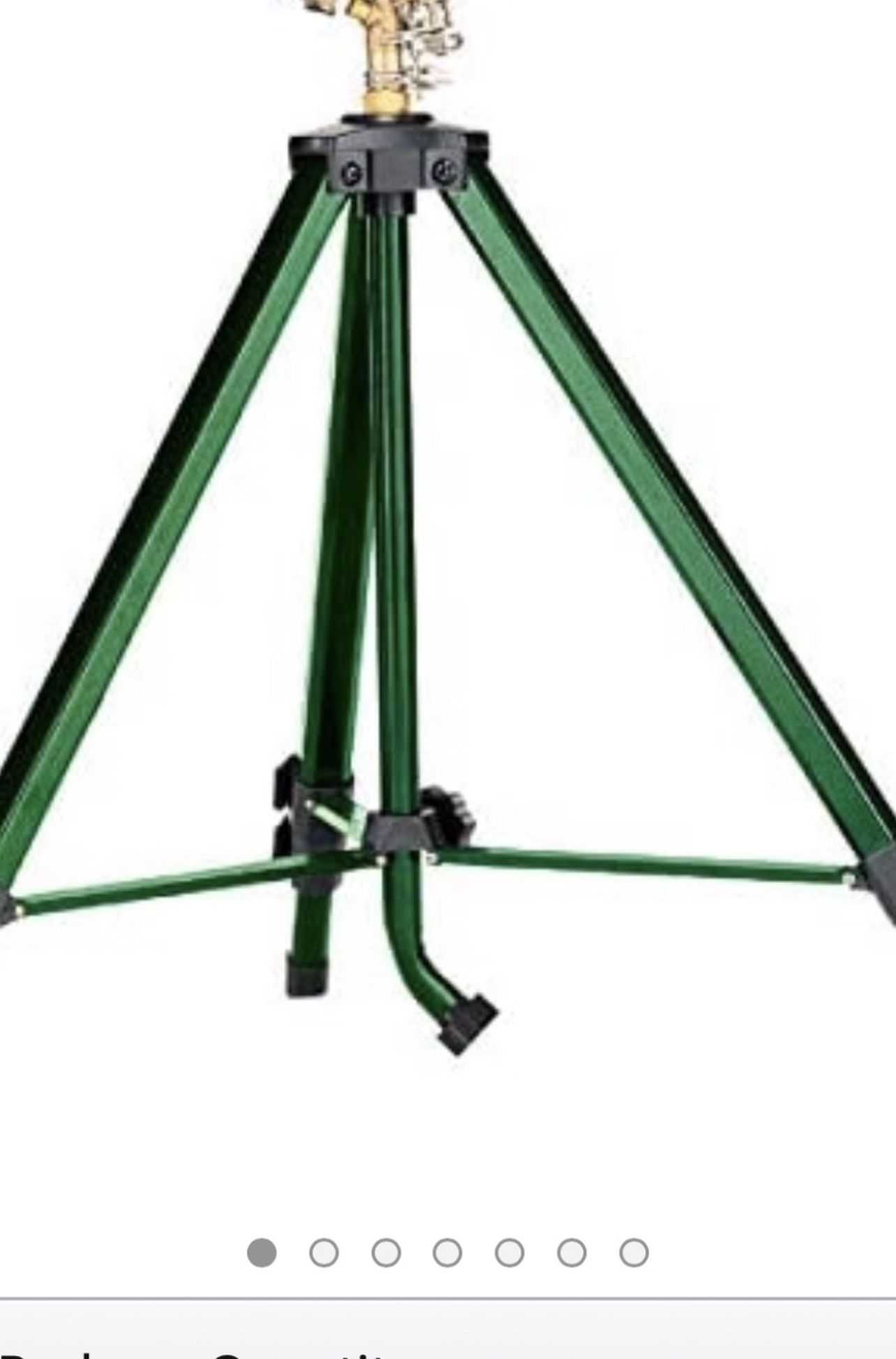Brass Impact Tripod Sprinkler Green Color - Upto 7000 Sq Ft Area Coverage $22