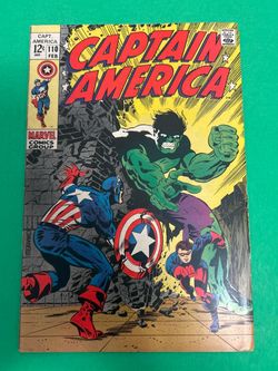 Captain America #110 Marvel Comics 1969