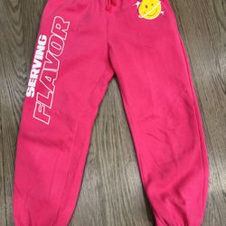 Poppi Bright Pink Joggers Women’s Medium ~ EXCELLENT CONDITION