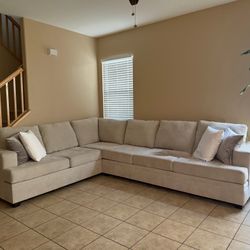 Living Spaces Couch Set