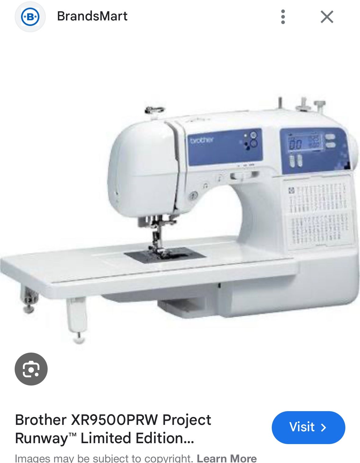 Brother Sewing machine - Limited Edition Xr9500prw