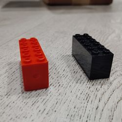 Lego Brick Weights Red And Black #73090 For Technic, Boat, Cranes Etc
