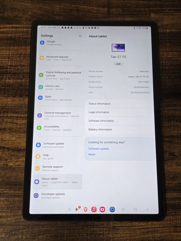 Samsung Tab 7FE 64GB + 5G LTE
