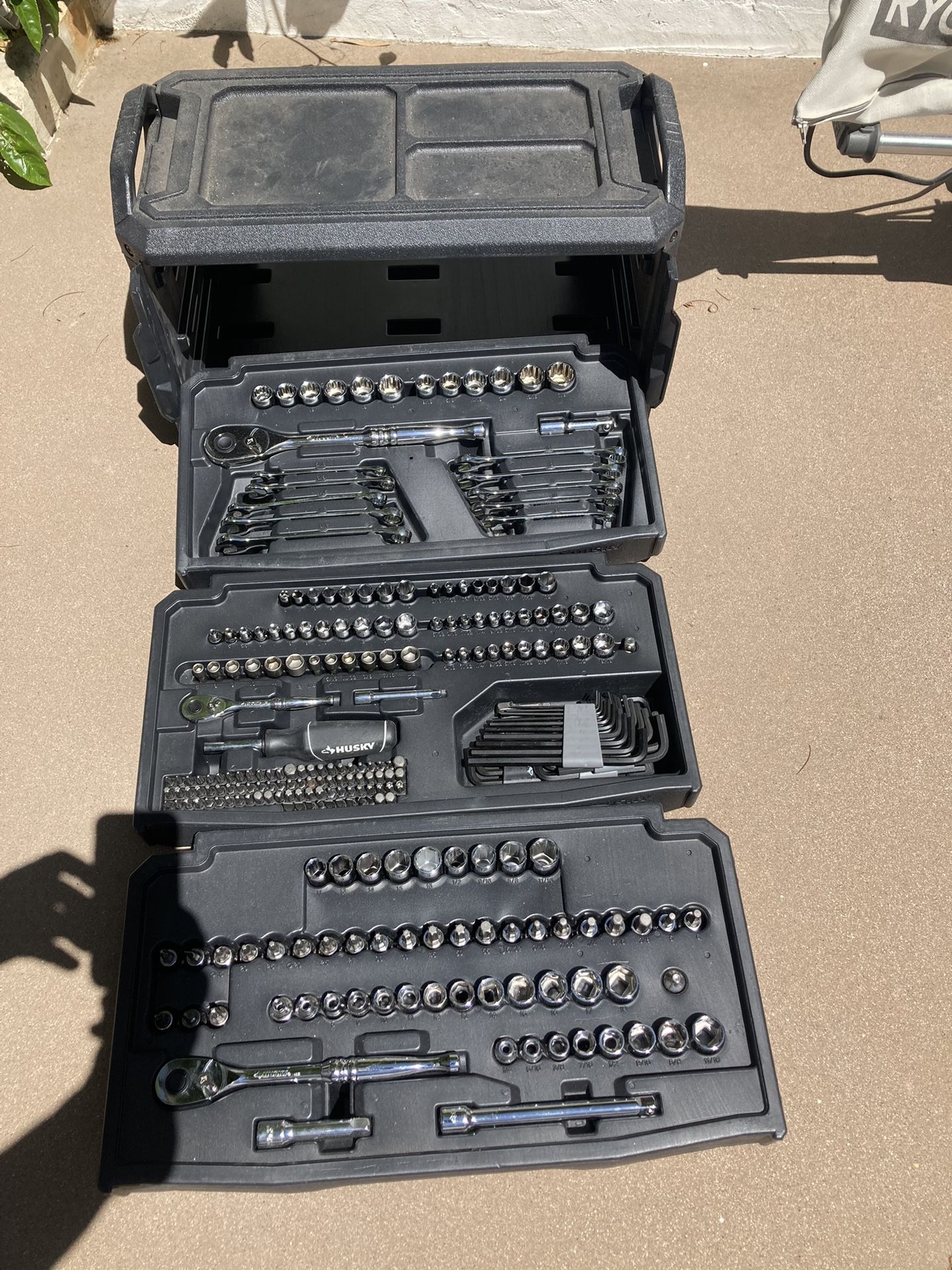 Husky Mechanics Tool Socket Set (270-Piece)