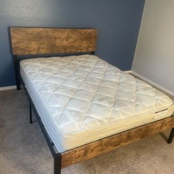 Bed Frame And mattress 