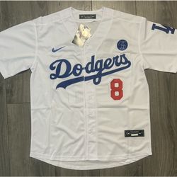 Dodgers Kobe Bryant White Jersey 