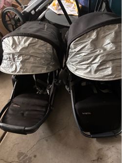 Uppababy Vista toddler seat and rumble seat v1 $50