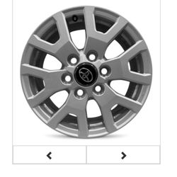 Genuine OEM Take-Off set Wheels For 2024-2025 Toyota Tacoma 17" Silver Alloy Rim