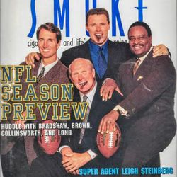 Vtg Smoke Magazine Fall 1998 NFL Season Preview Bradshaw Brown Collinsworth Long