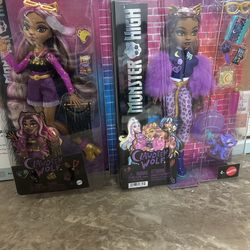 Monster high clawdeen dolls