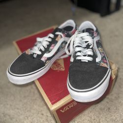 Floral Vans Good Condition
