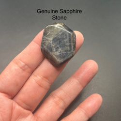Sapphire Genuine Polished Stone from India 20.1g RARE