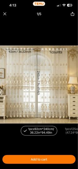 Two curtains