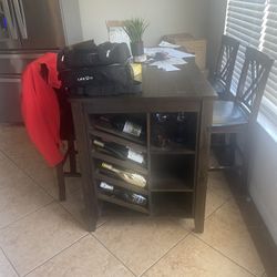 Couch Loveseat And Ottman And Table With 4 Chairs