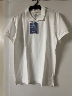 New White Dikies Size XL(18/20) (Polo Shirt )