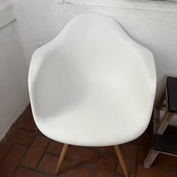 White stylish chair