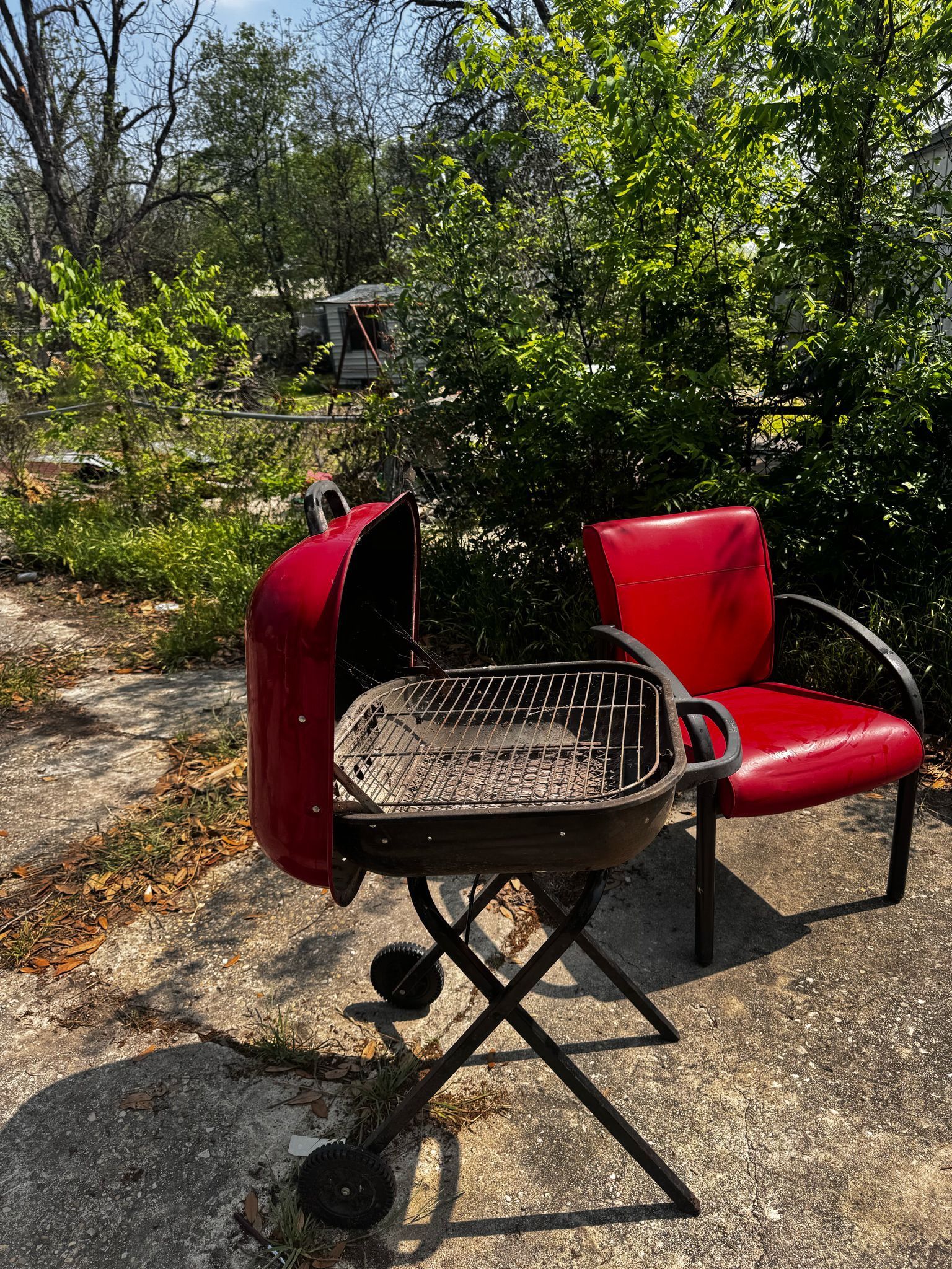 Grill And Chair