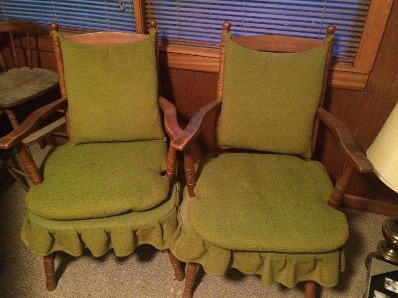 Free Antique chairs one chair rocks
