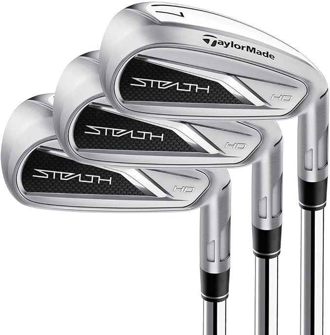 Taylor Made Stealth HD Iron Set 5-PW, AW (7 Clubs) Graphite Shafts, Regular Flex, Right Handed