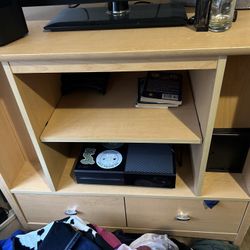 Entertainment stand. 