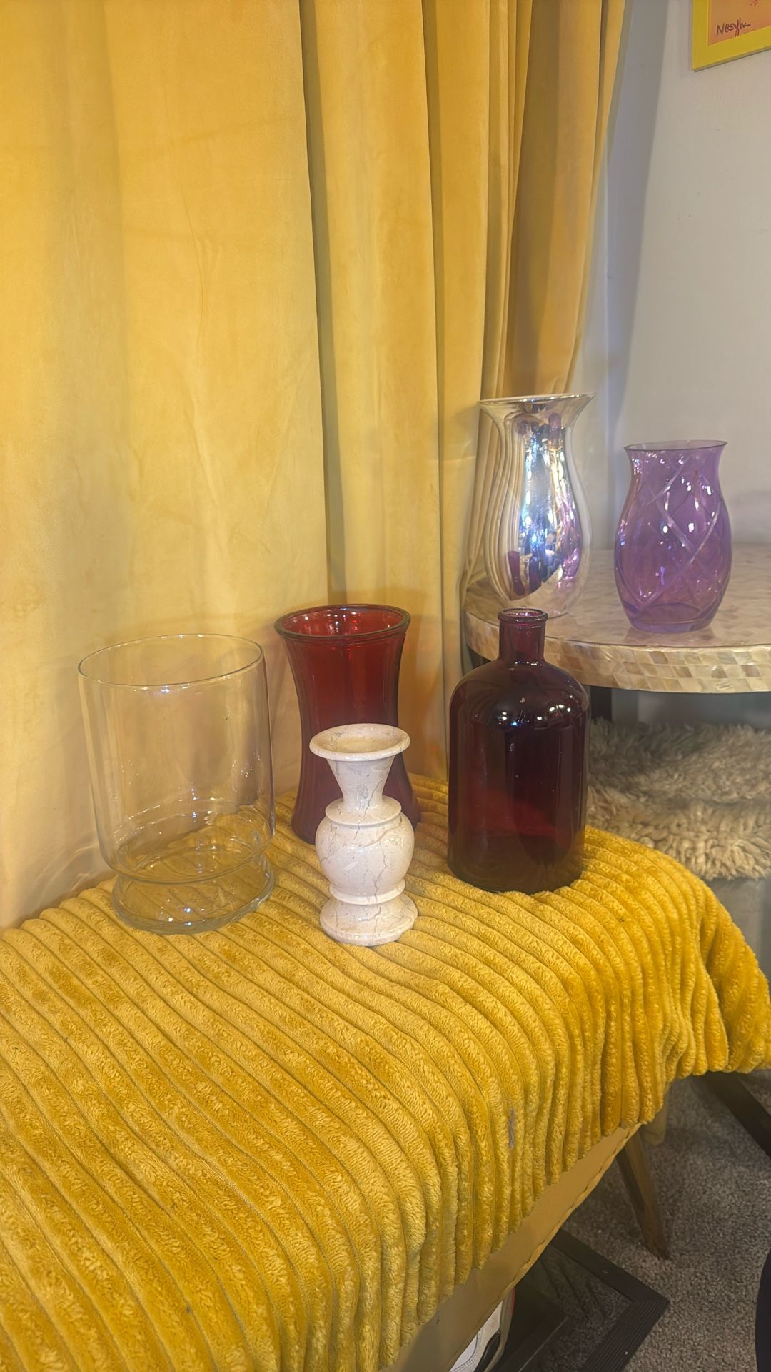 Lot Of 6 Vases $10