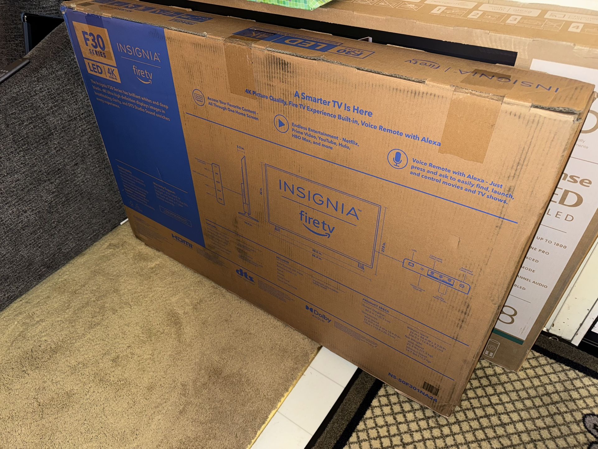 TV INSIGNIA 50-inch - 4K Smart Fire TV - $270