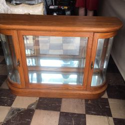 Short Glass/mirror Cabinet Super Cute