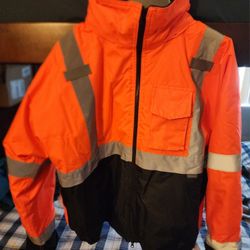 Portwest Hi Vis Contrast Bomber Jacket