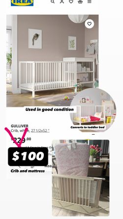 IKEA Gulliver crib