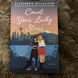 One paper back book; Count Your Lucky Stars by Alexandria Bellefleur