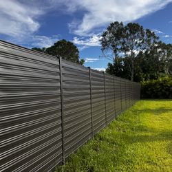 Horizontal Metal Fence 